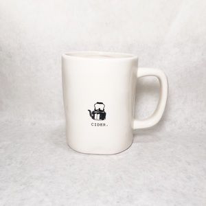 Classic Rae Dunn Ceramic Signature B&W Cider Mug